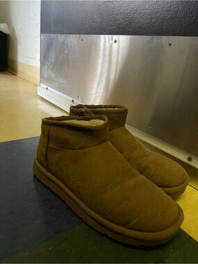 Women’s Cozy Slip-On Ankle Boots in Brown